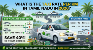 drop taxi rate per km